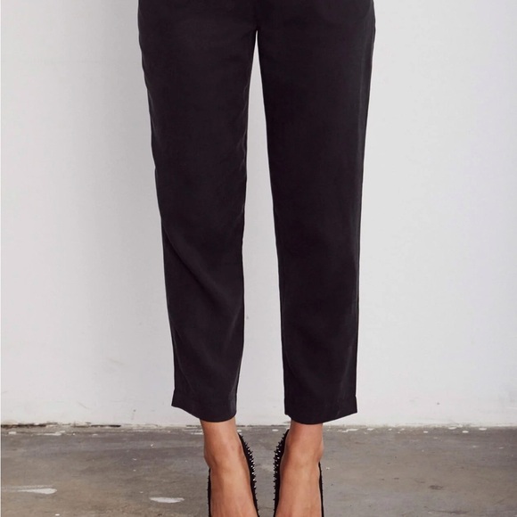 🧡RARE🧡EUC VETTA THE EVERY DAY PANT TROUSER ANKLE RUST ORANGE SIZE 6 TENCEL - Picture 3 of 6